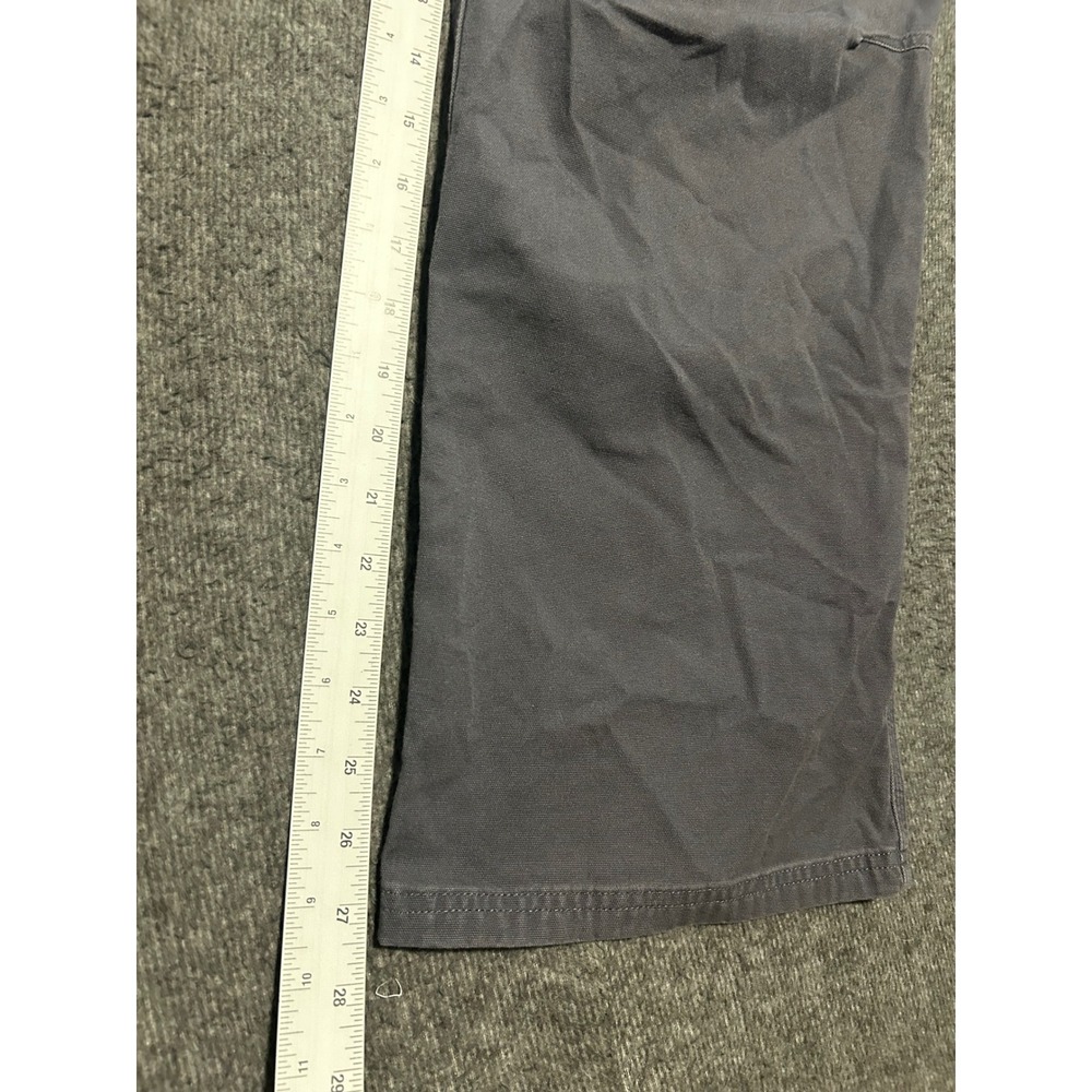 Brunt the martin pants mens gray canvas cotton wokr Fit 46X27 (tag 46X30) - Picture 7 of 8